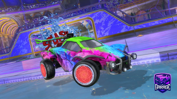 A Rocket League car design from satt-up