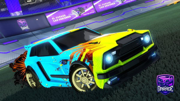 A Rocket League car design from TheDrewBob
