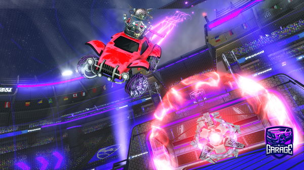 A Rocket League car design from Pugiscute