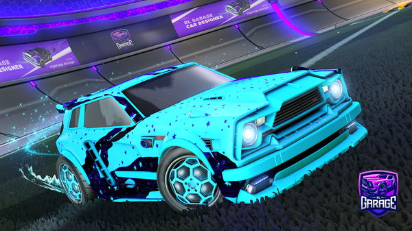 A Rocket League car design from Nubilys