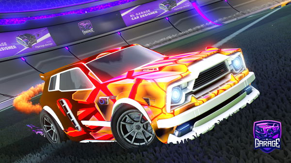 A Rocket League car design from squeak1234