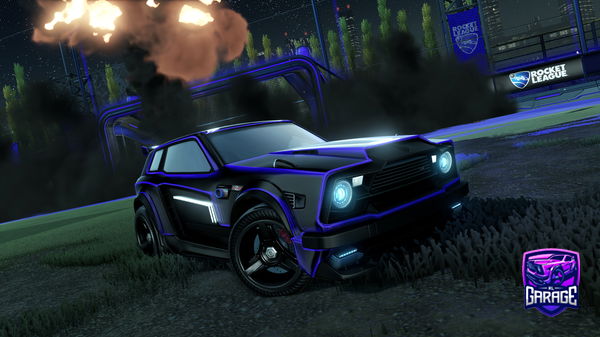 A Rocket League car design from raven10