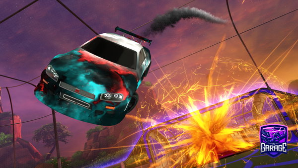 A Rocket League car design from G0D_0F_1HUND3R