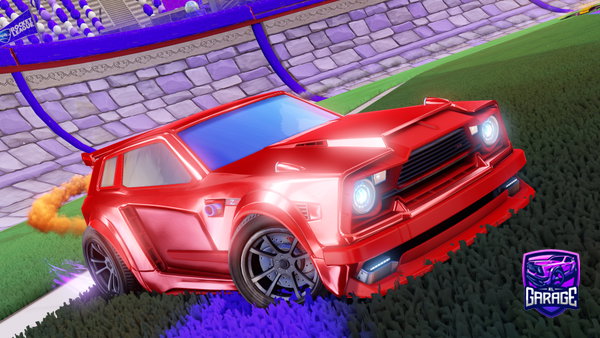 A Rocket League car design from canela13