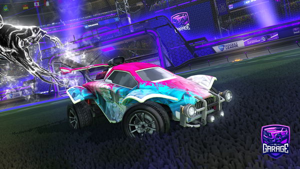 A Rocket League car design from Mateuco
