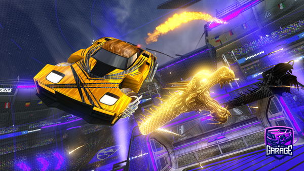 A Rocket League car design from Snowyy821