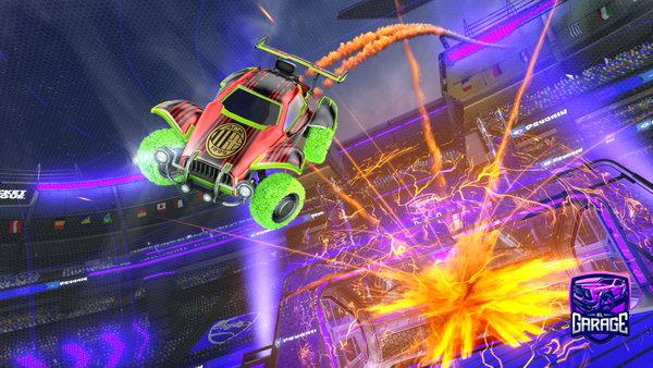 A Rocket League car design from MAMgamesOFF1019