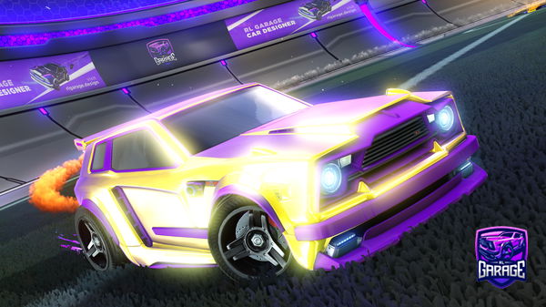 A Rocket League car design from Pawniward