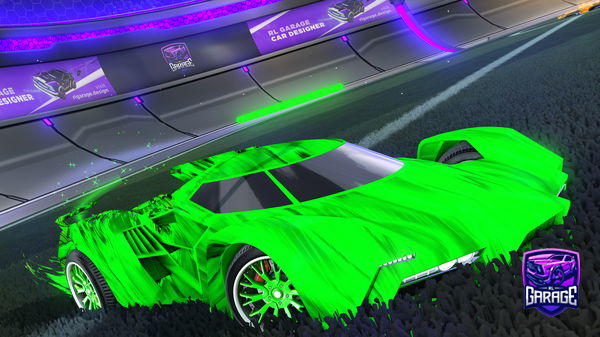 A Rocket League car design from Nugget_Monke