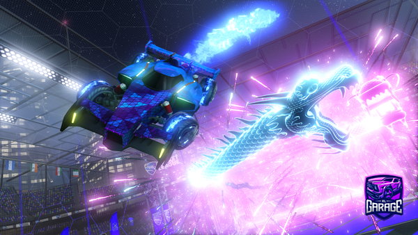A Rocket League car design from Dingdongdann
