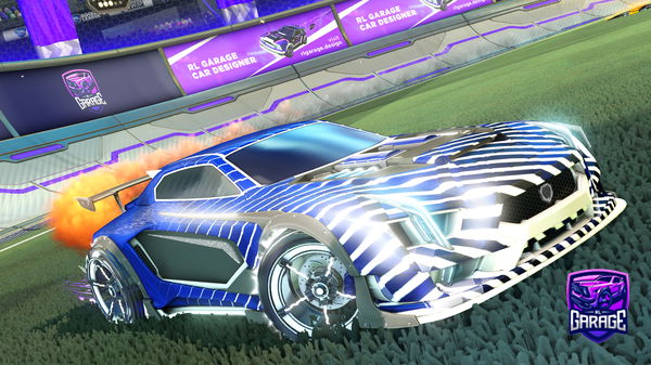 A Rocket League car design from IrishNation24