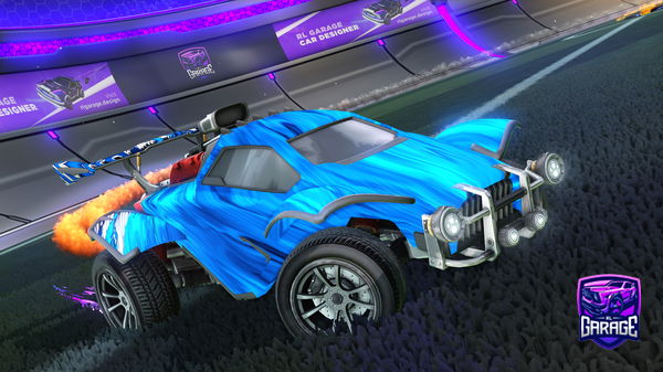 A Rocket League car design from Adamalmoussa