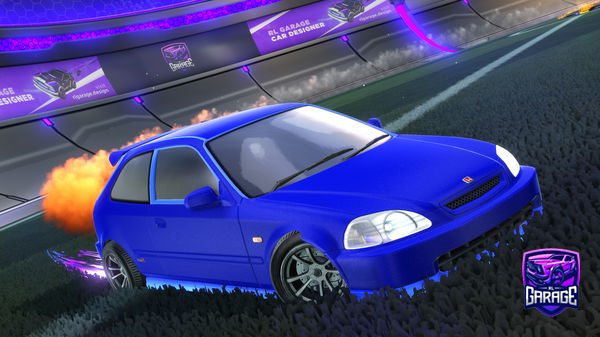 A Rocket League car design from Sx701R