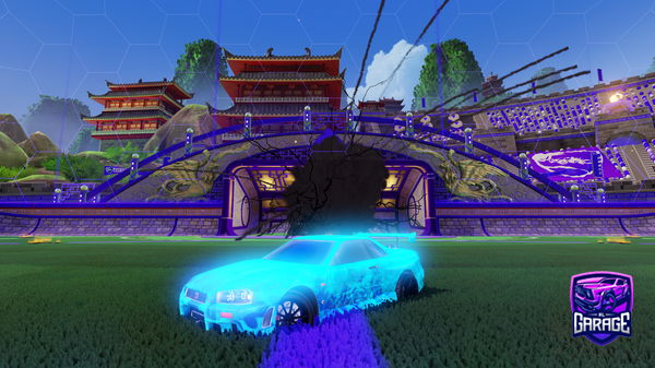 A Rocket League car design from krbksj