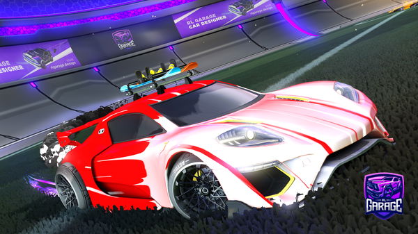 A Rocket League car design from FIlipitalxbox13