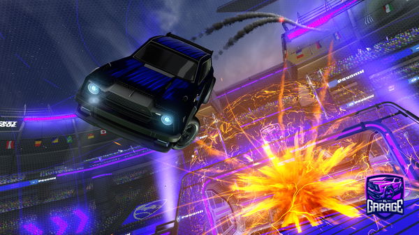 A Rocket League car design from ryzzu