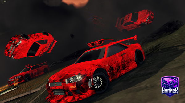 A Rocket League car design from Mhammed343