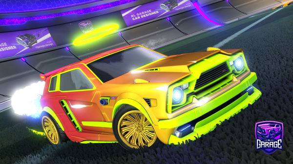 A Rocket League car design from RL-GHOST28
