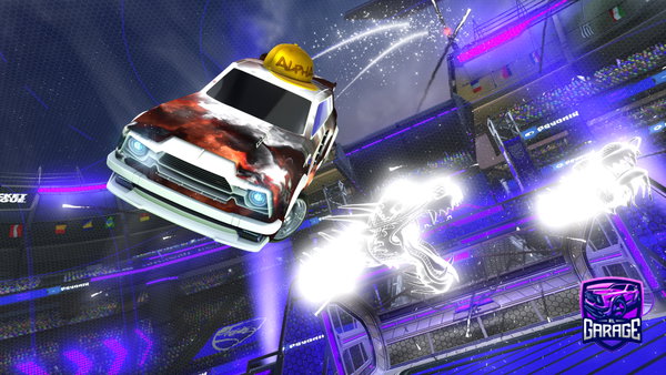A Rocket League car design from xaria