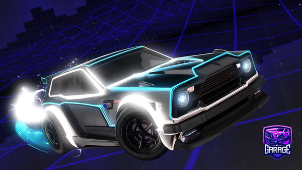 A Rocket League car design from fennecwarrior