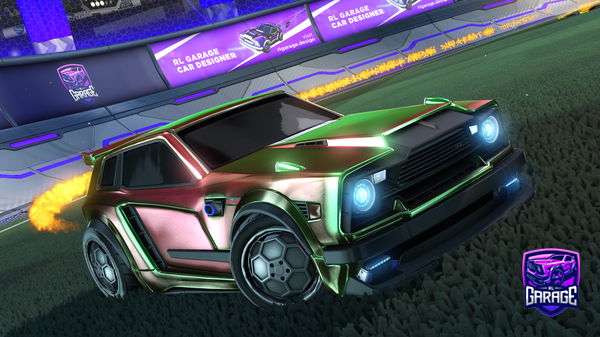 A Rocket League car design from KTiniOfficial