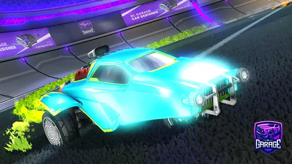 A Rocket League car design from miou009