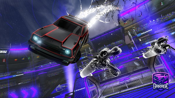 A Rocket League car design from IconicWolfx