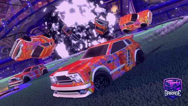 A Rocket League car design from verxzyy