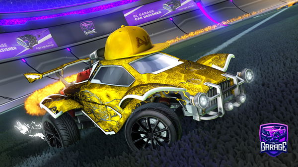 A Rocket League car design from qcvzyx