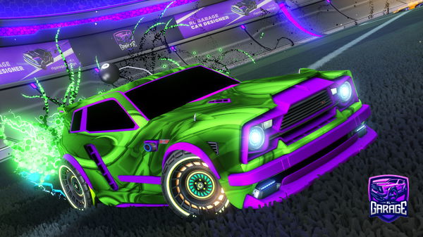 A Rocket League car design from CRinKC
