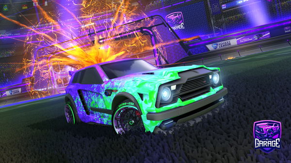 A Rocket League car design from duckyinsoup