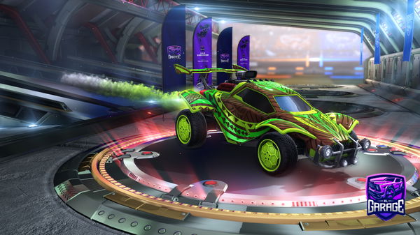 A Rocket League car design from AK0VIIC