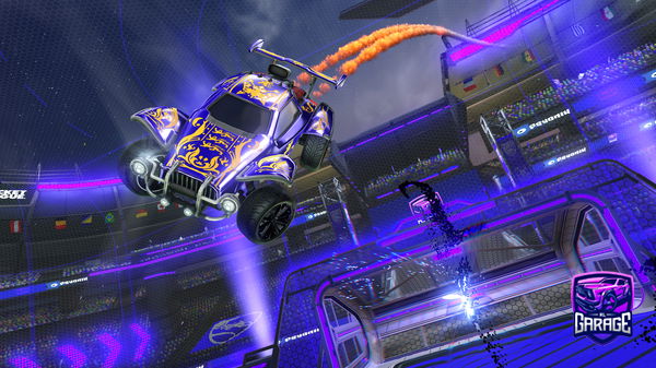 A Rocket League car design from forgives