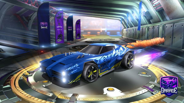 A Rocket League car design from Rpllnts