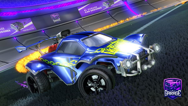 A Rocket League car design from sorasaiyan
