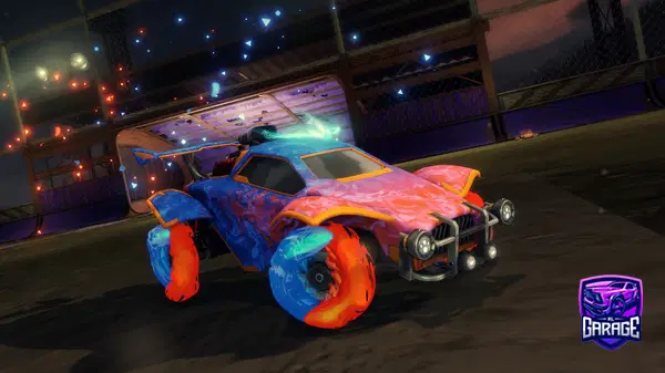 A Rocket League car design from Afateer