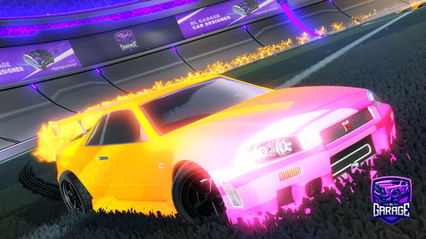 A Rocket League car design from muccamistic