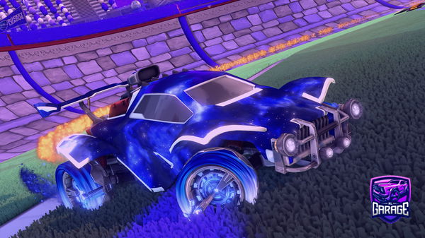 A Rocket League car design from hamsterballen