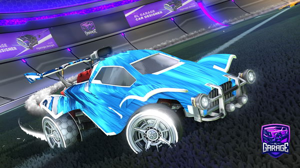 A Rocket League car design from Jcompo