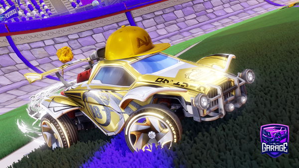 A Rocket League car design from AlphaBooger