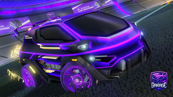 A Rocket League car design from Gecto