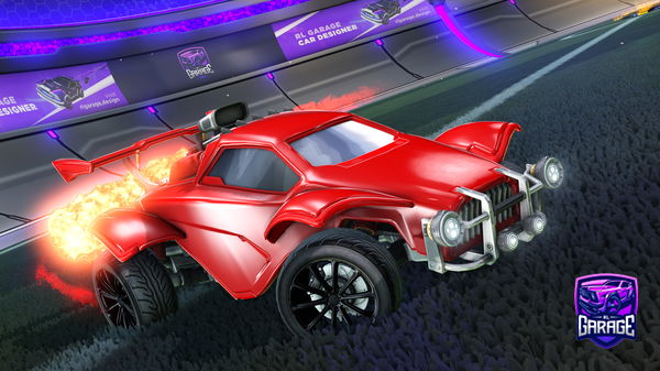 A Rocket League car design from Dxrkrl1