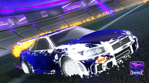 A Rocket League car design from Kotoshot001