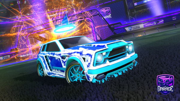 A Rocket League car design from ghost_schock75