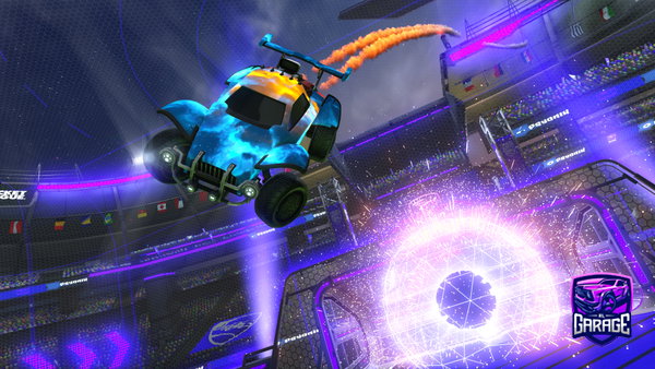 A Rocket League car design from TY1P1CALK1D