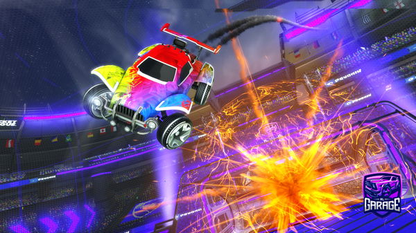 A Rocket League car design from boxpsycho