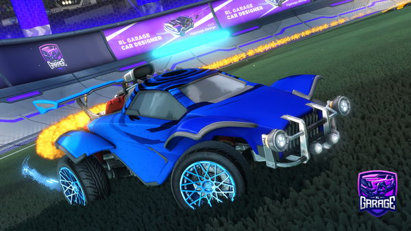 A Rocket League car design from Rl22343