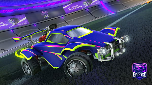 A Rocket League car design from Emi217E