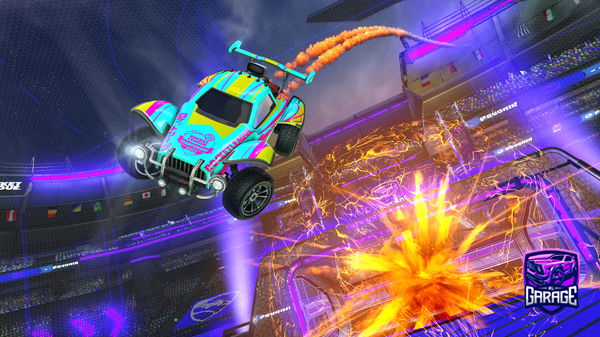 A Rocket League car design from Fro-3