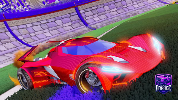 A Rocket League car design from TekadaShingen